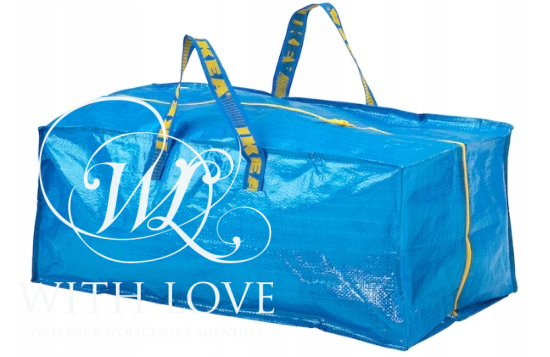 Zapůjčení nákupní taška IKEA stěhování modrá 76L