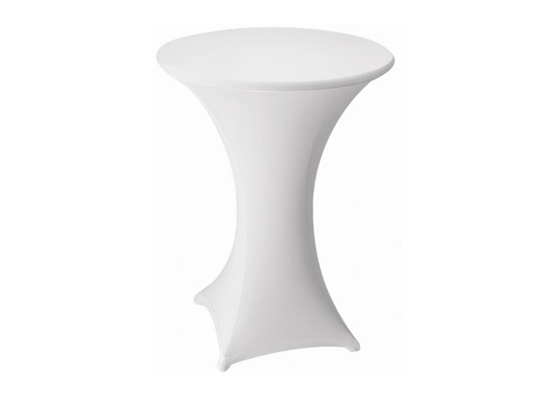 Zapůjčení strečový ubrus na bistro stolek -bílý
